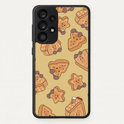 Gingerbread Plushies Pattern Galaxy A53 Case