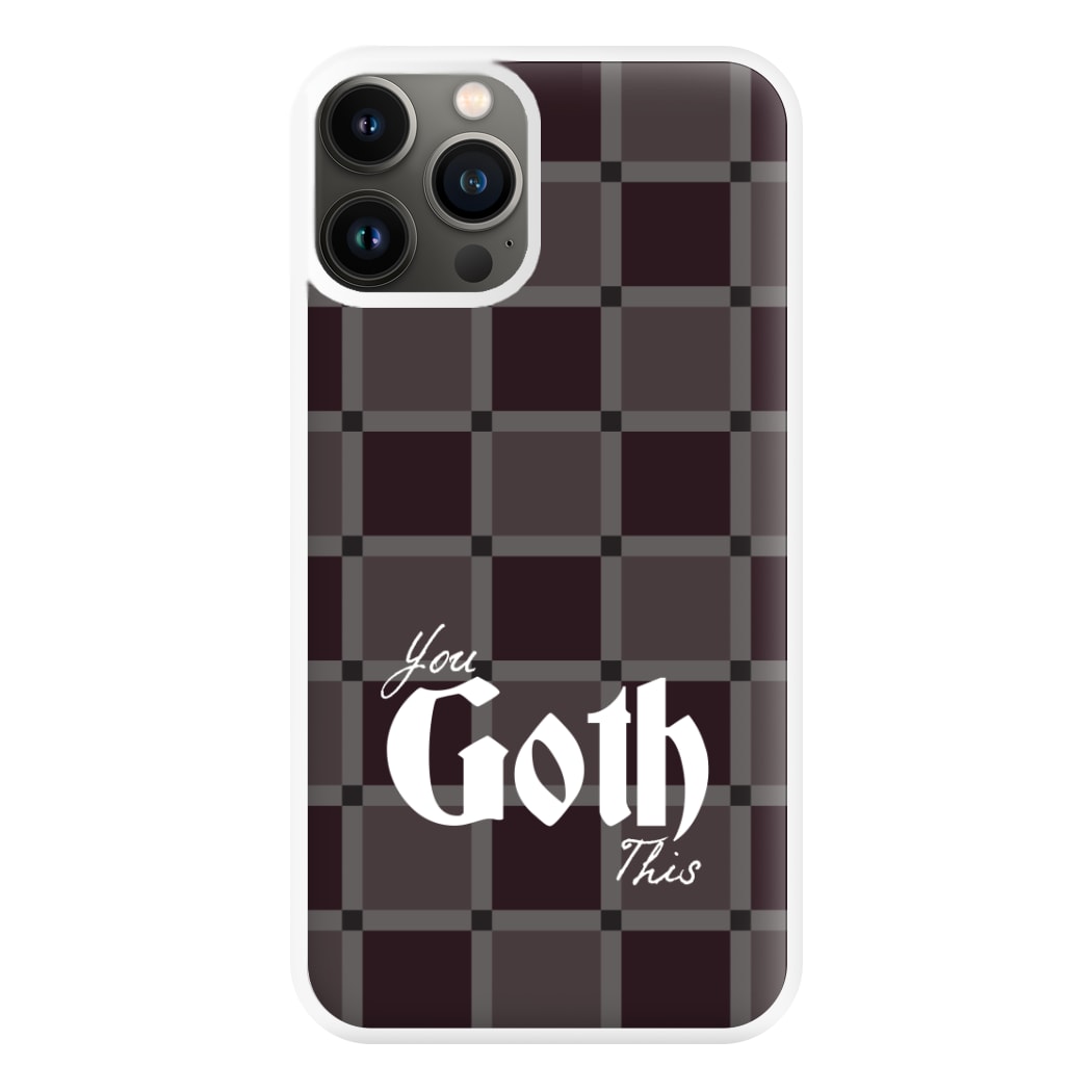 You Goth This Tartan iPhone 13 Pro Case