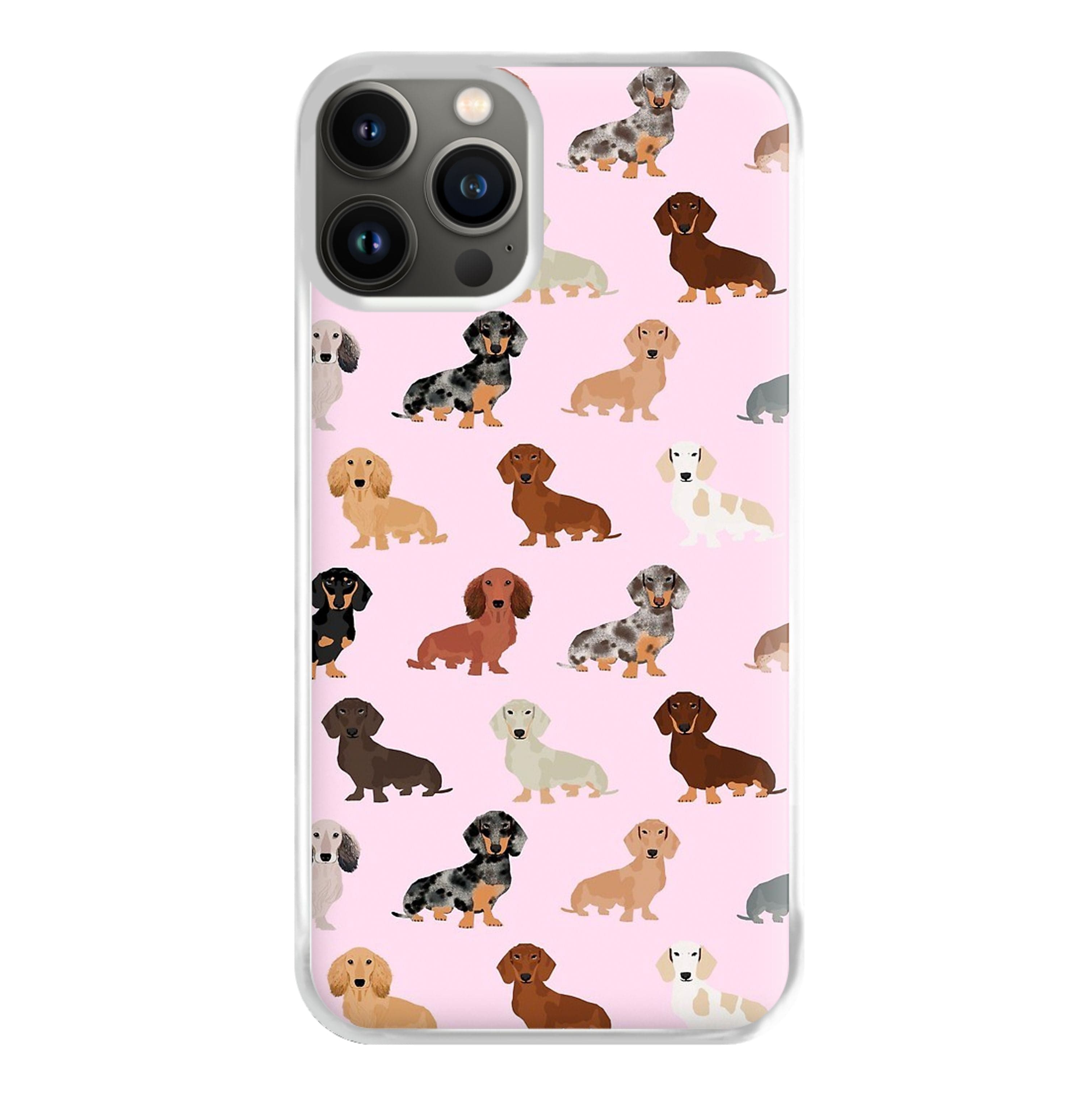 Dachshund Breed Pattern Phone Case