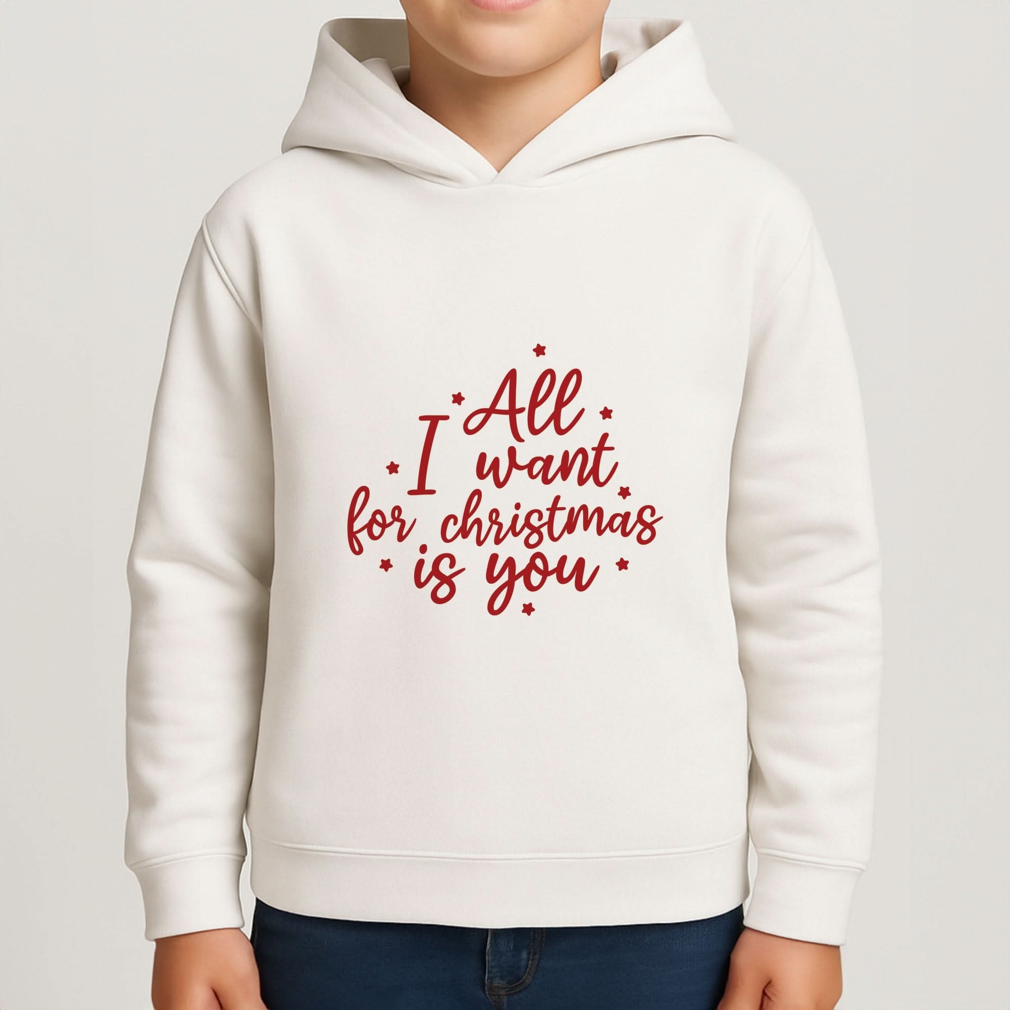 All I Want For Christmas Is You Stars Boys Hoodie