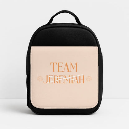 Seashells Team Jeremiah Insulated Lunch Bag