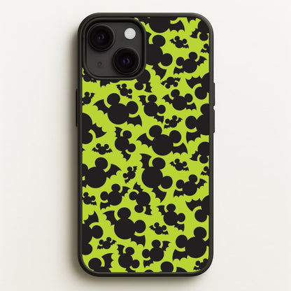 Mouse Bats Pattern iPhone 13 Mini Case