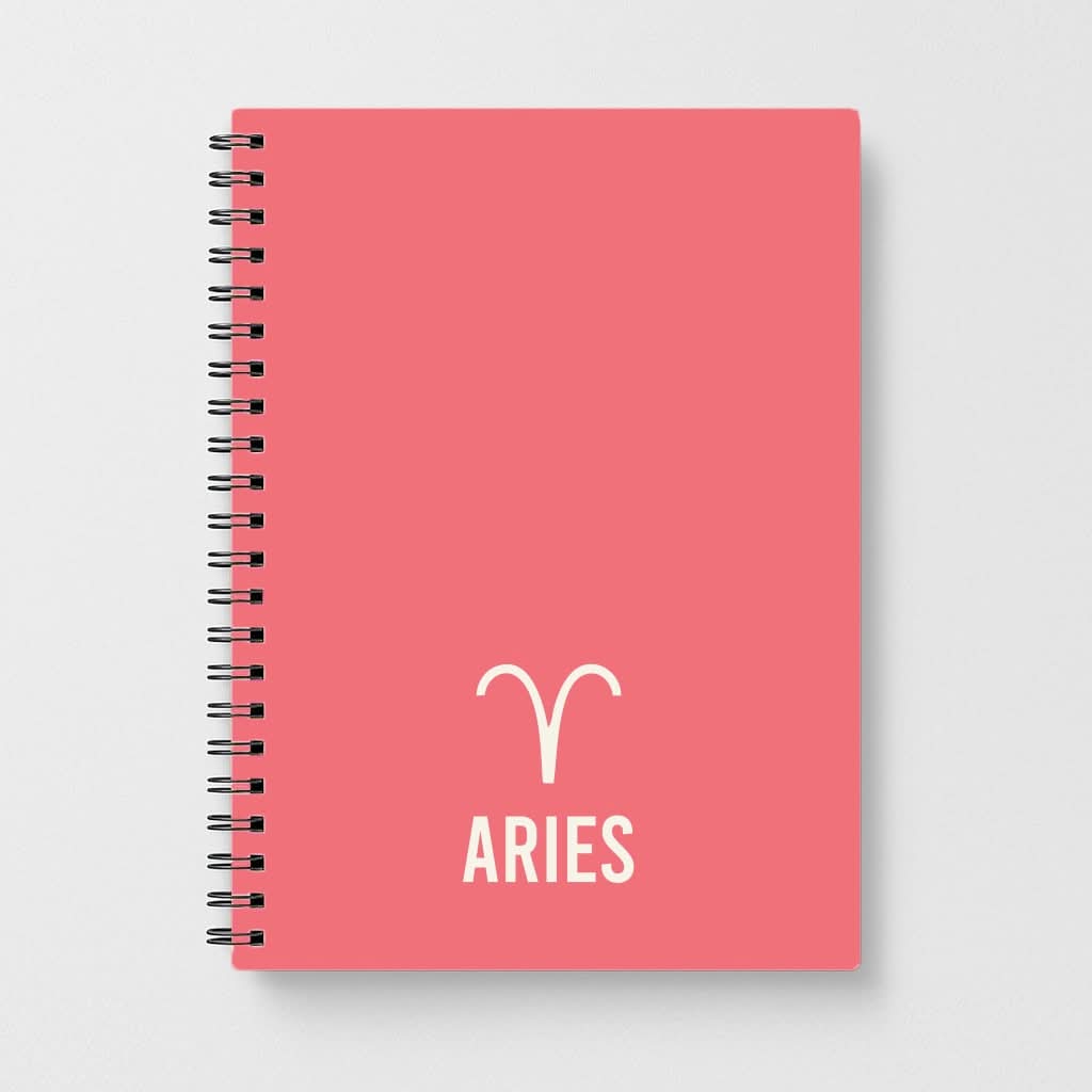 Aries Pastel Zodiac Notebook