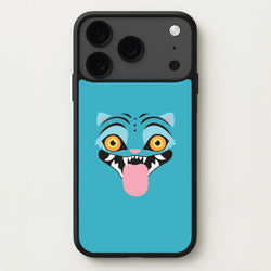 Demon Cat Face iPhone 17 Pro Case