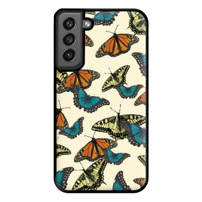 Butterfly Assortment Pattern Galaxy S21FE Case