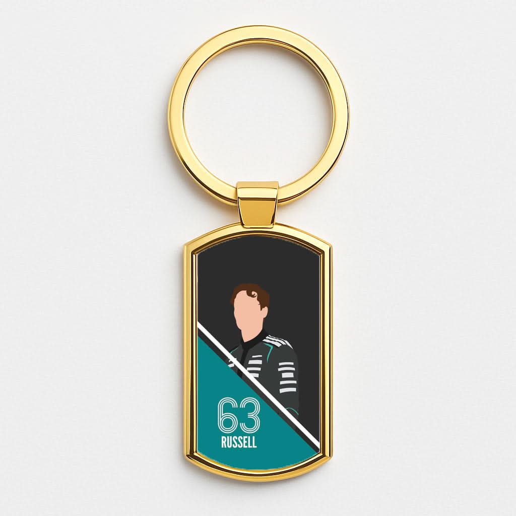 Russell 2026 Gold Keyring