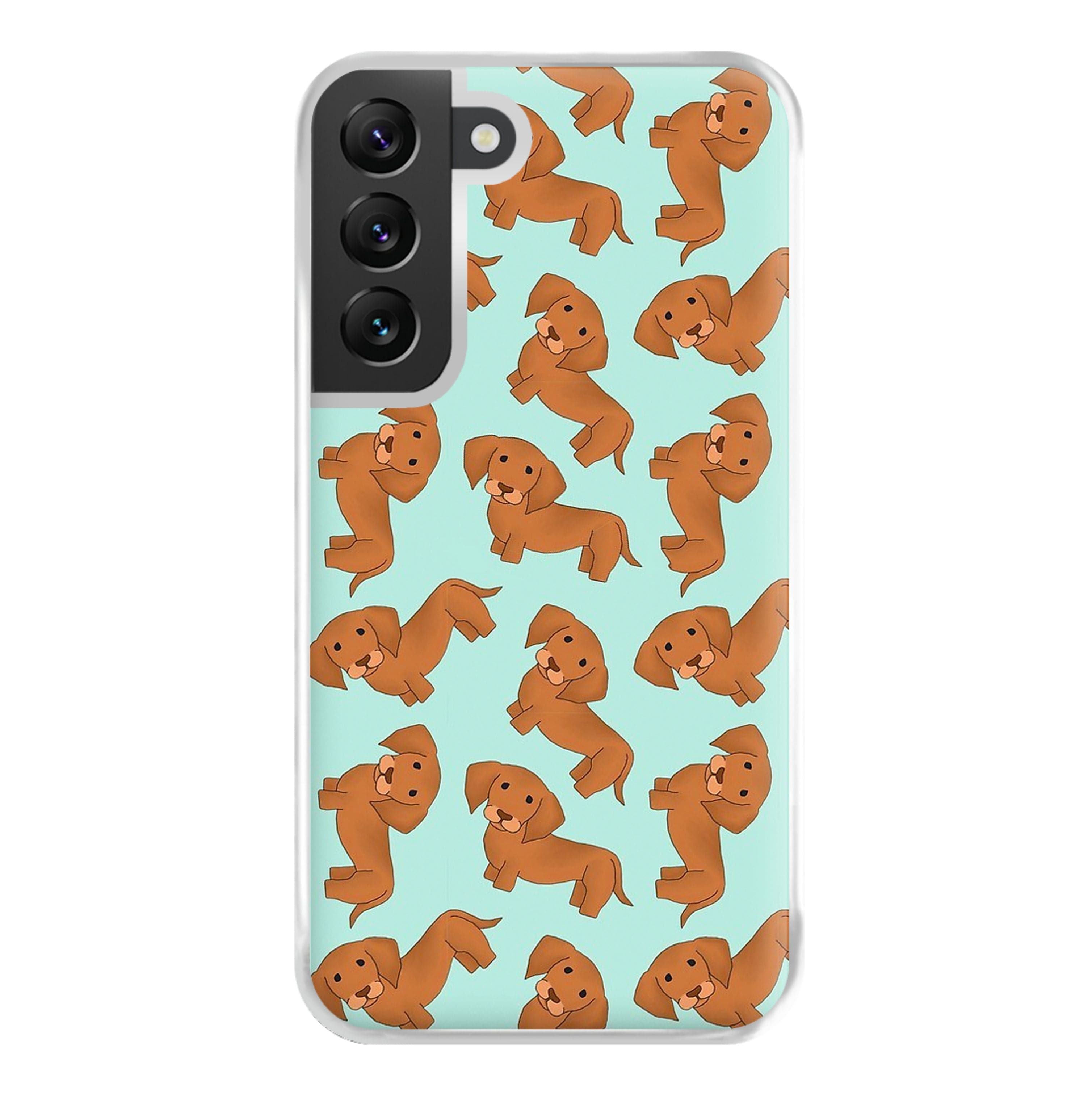 Sausage Dog Pattern Phone Case