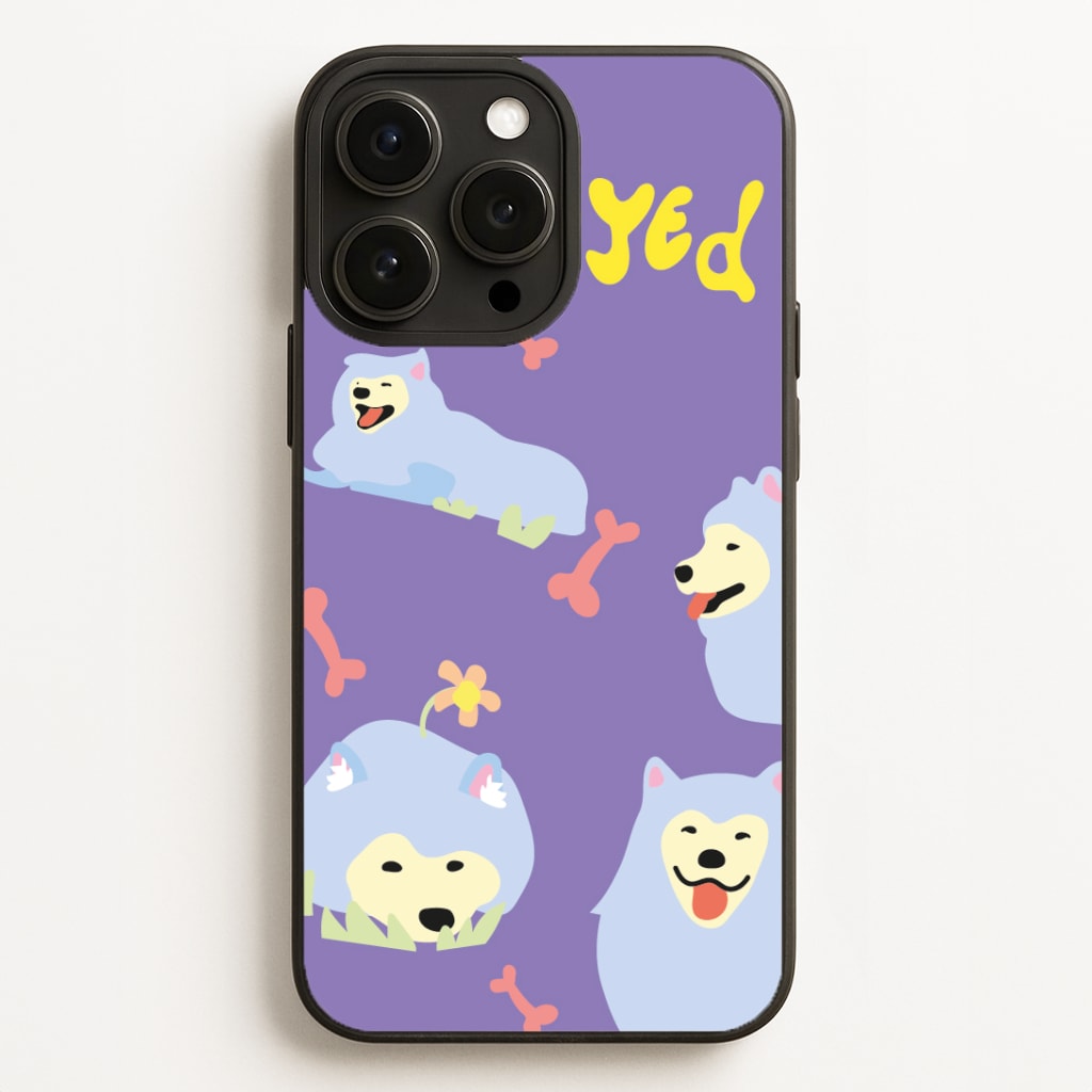 Samoyed - Dog Patterns Phone Case for iPhone, Samsung Galaxy and Google Pixel