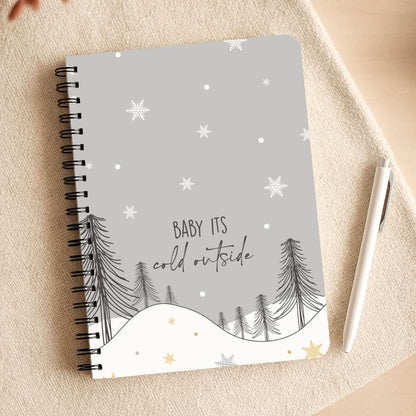 Baby It's Cold Outisde Landscape Notepad