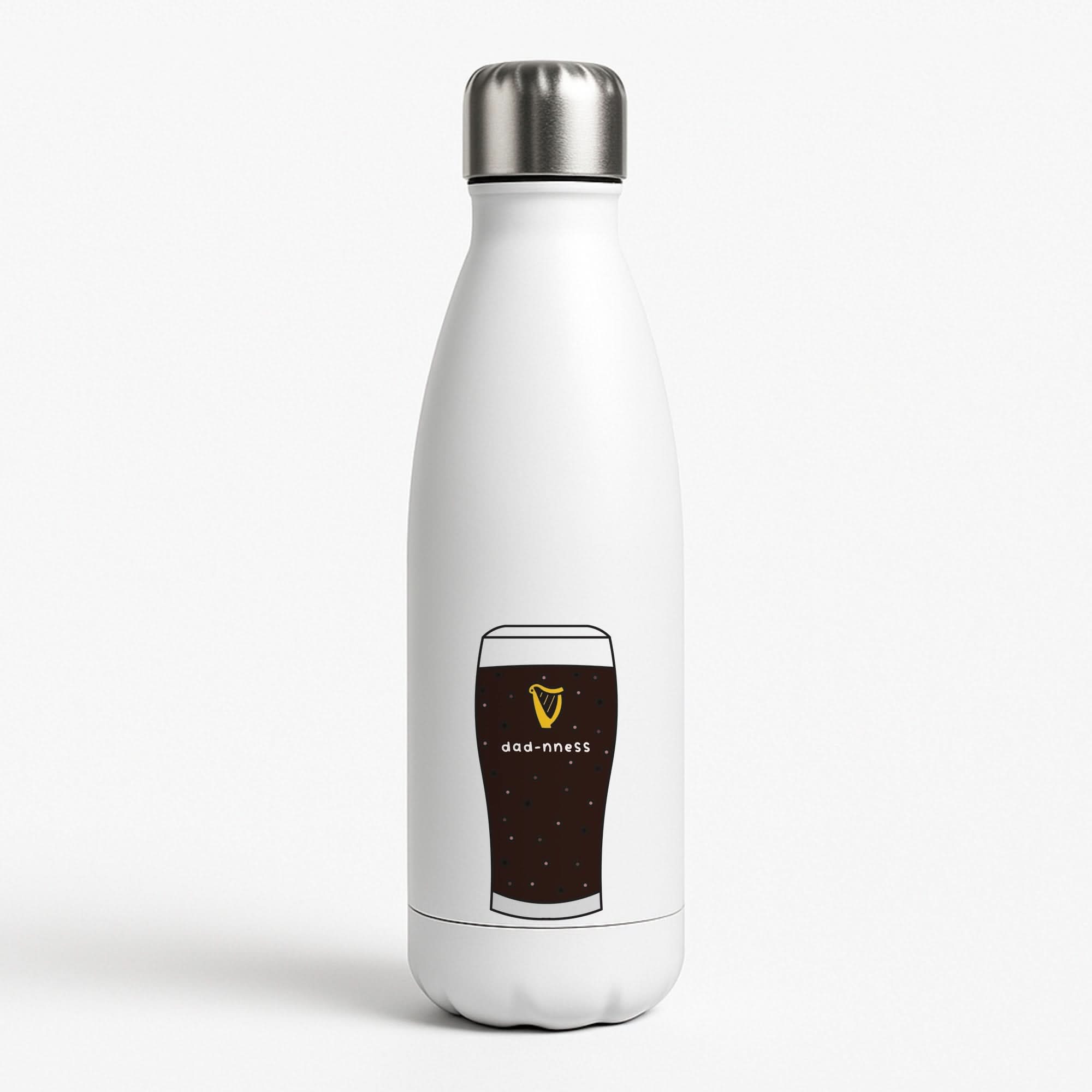 Dad-nness White Water Bottle