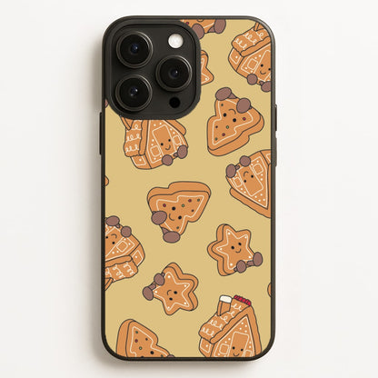 Gingerbread Plushies Pattern iPhone 16 Pro Case