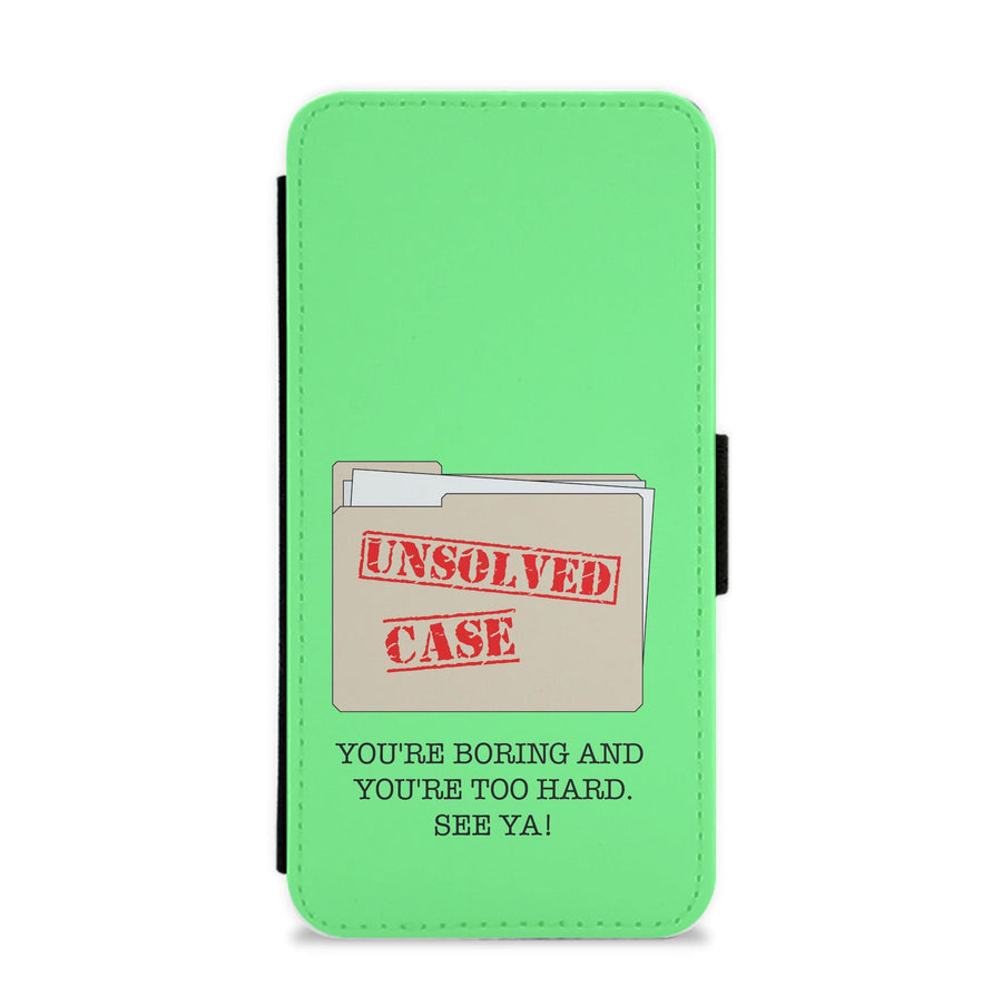 Unsolved Case - Brooklyn Nine-Nine Flip / Wallet Phone Case