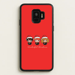 Wizards With Christmas Hats Galaxy S9 Case