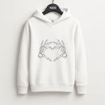 Skeleton Heart Kids Hoodie