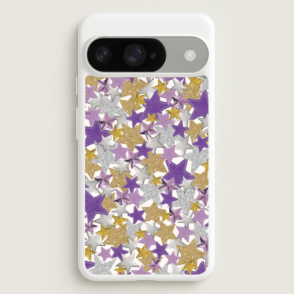 Mauve Stars Collage  Google Pixel 10 / 10 Pro Case