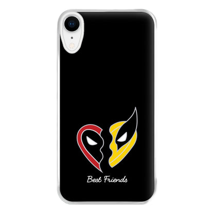 Superhero Best Friends Locket iPhone XR Case
