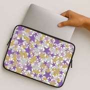 Mauve Stars Collage  Laptop Sleeve 2