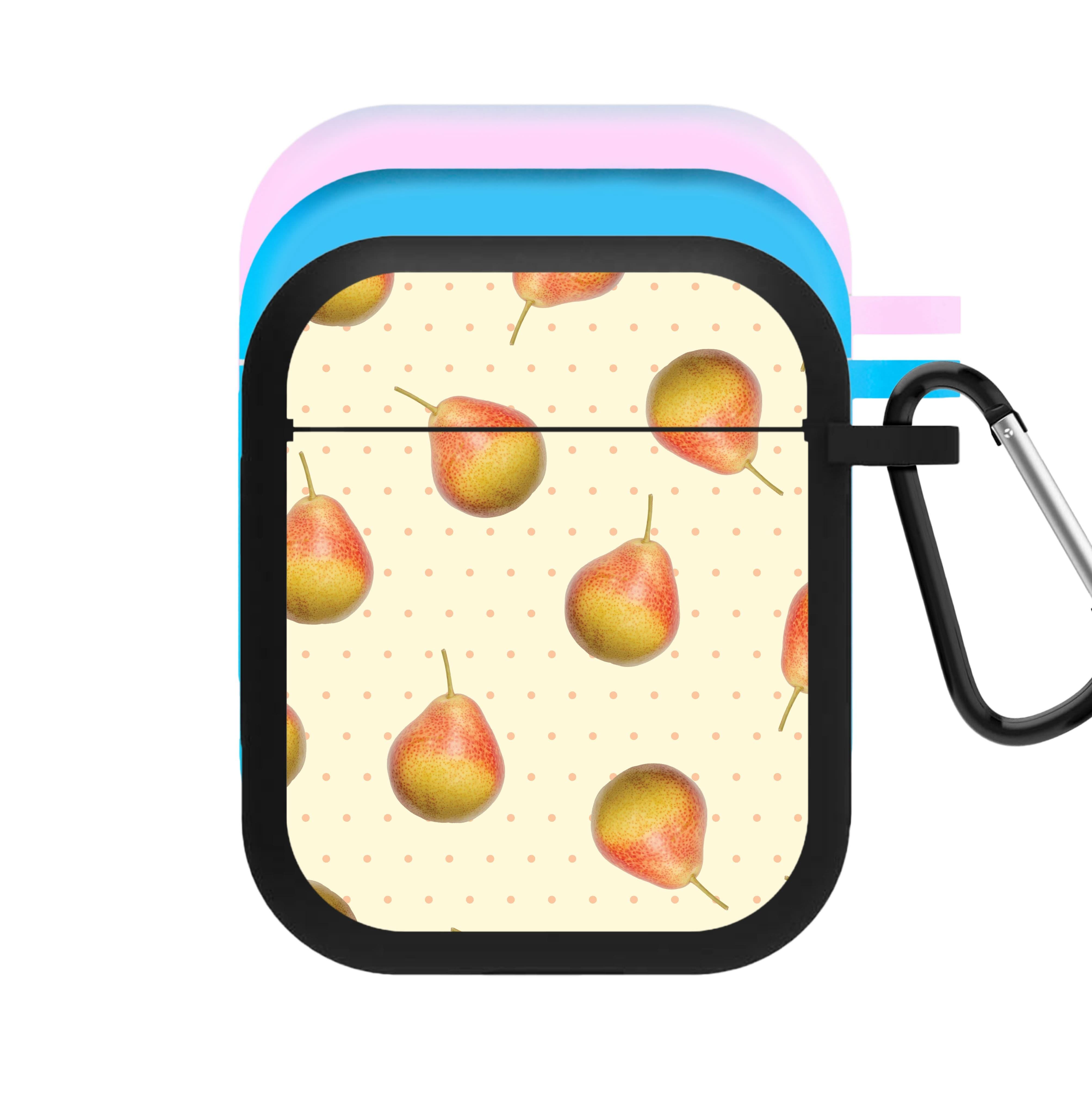 Pears And Polka Dots Pattern AirPods Case