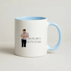 Sad Little Life Jane - British Pop Culture Coffee Baby Blue Mug