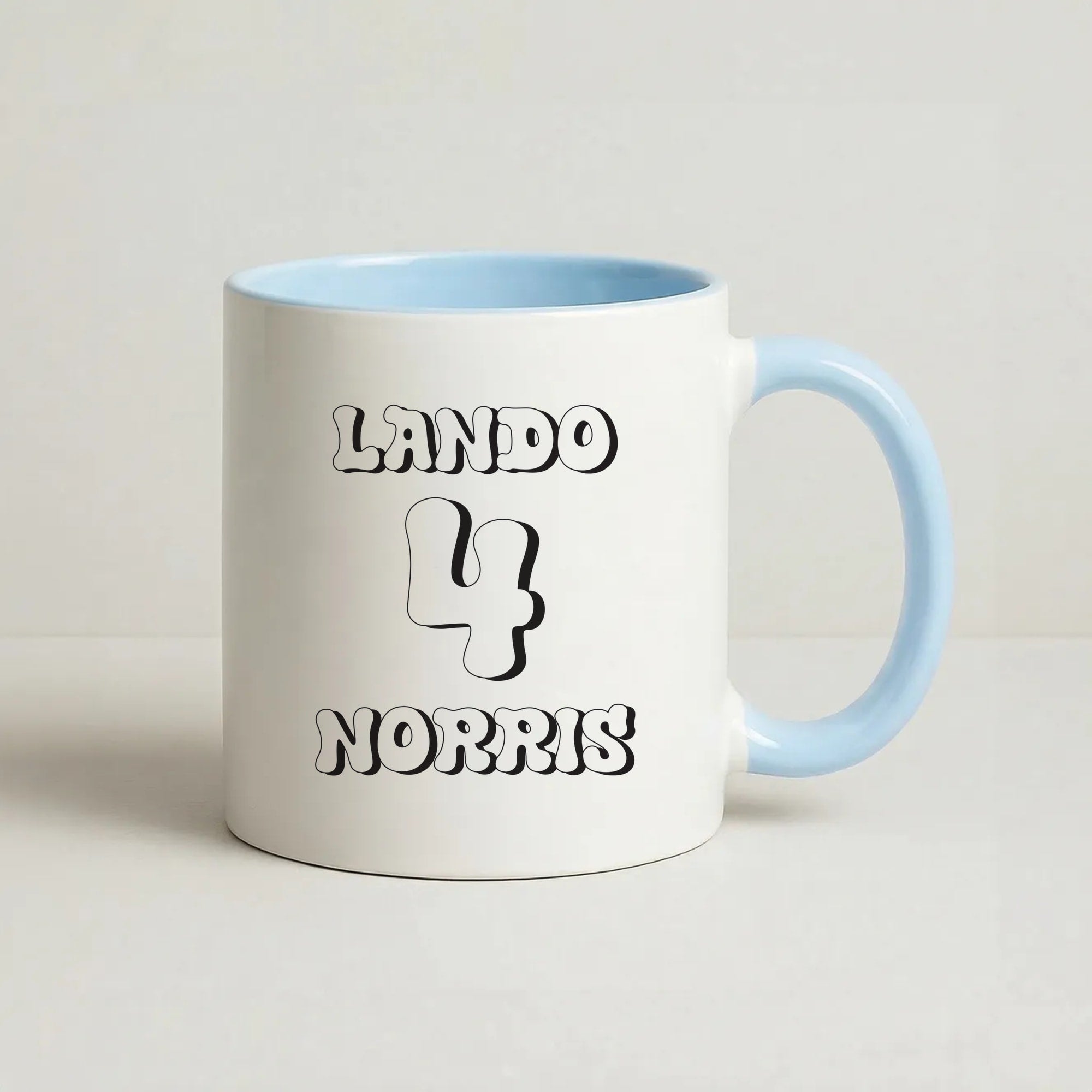 Lando 4 Coffee Baby Blue Mug