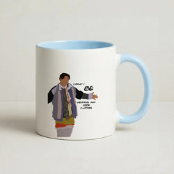 Could I Be Wearing Any More Clothes Coffee Baby Blue Mug