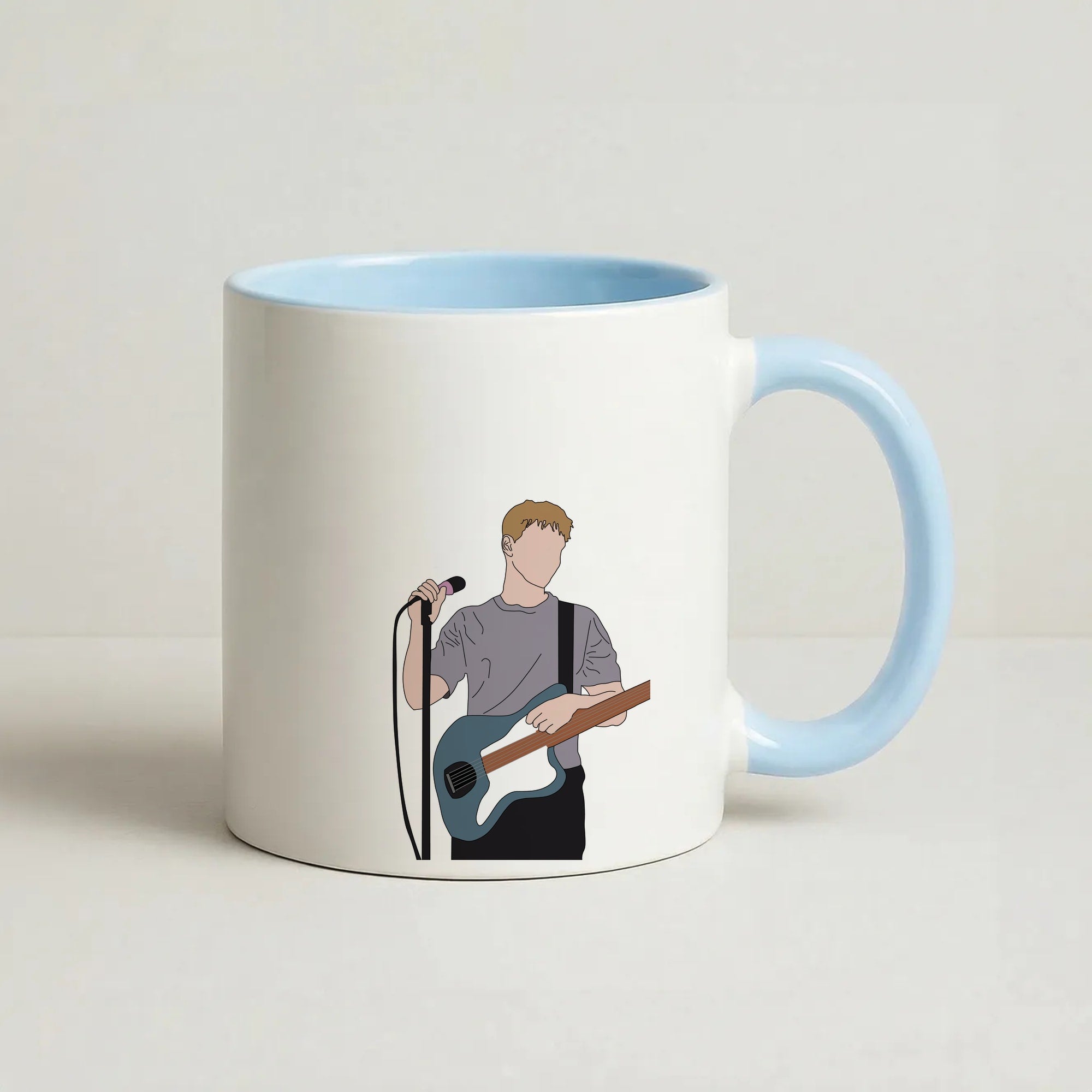 Performing - Fender Coffee Baby Blue Mug