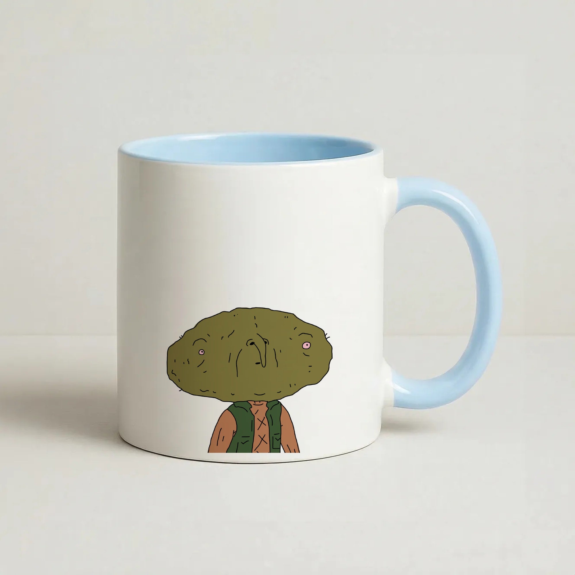 Nugget Man Coffee Baby Blue Mug