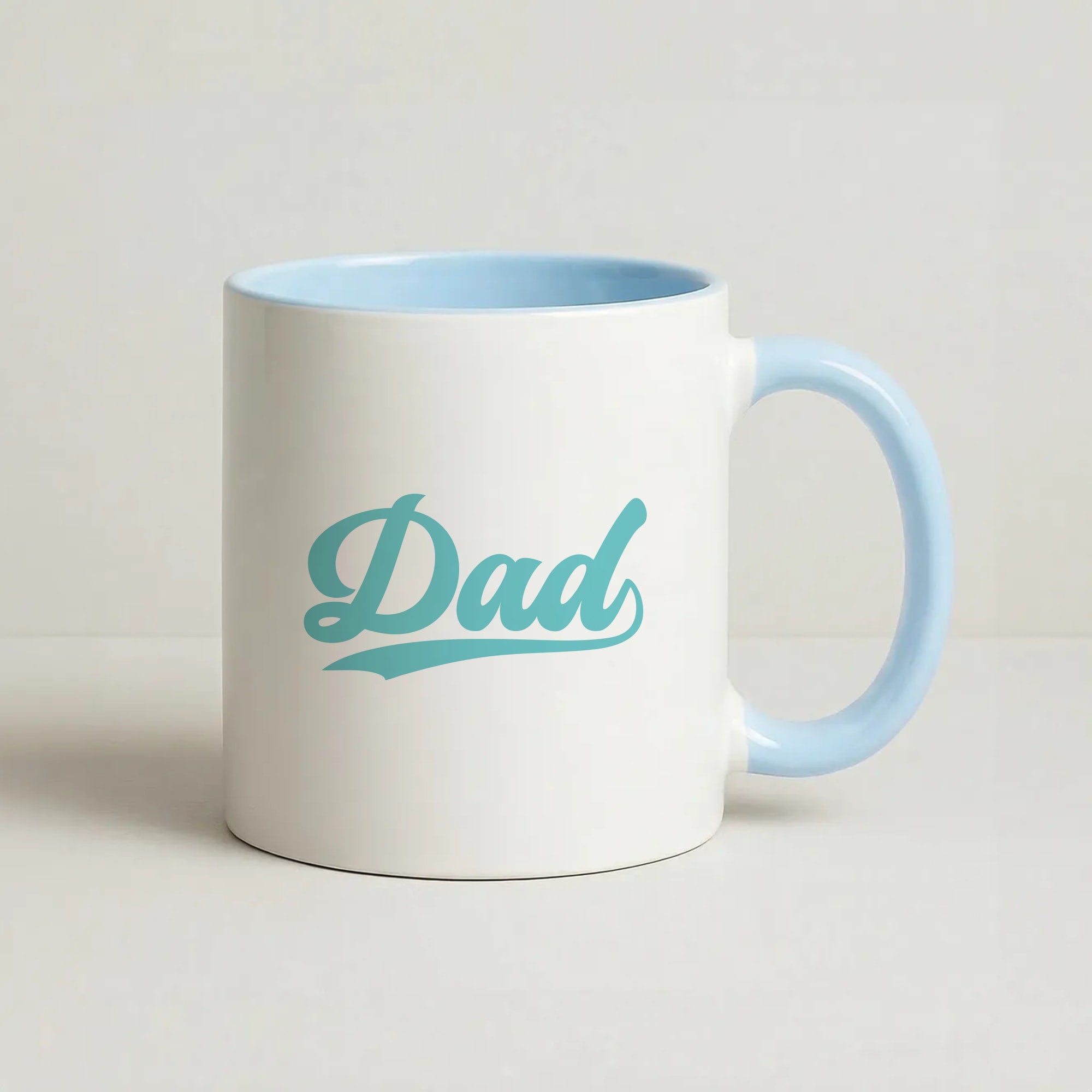 Dad Logo Coffee Baby Blue Mug
