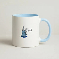 Bye Buddy - Elf  Coffee Baby Blue Mug
