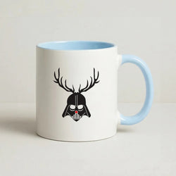 Christmas Darth Vader Coffee Baby Blue Mug