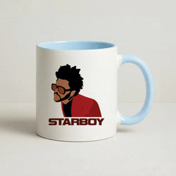 Starboy Singer Title Coffee Baby Blue Mug