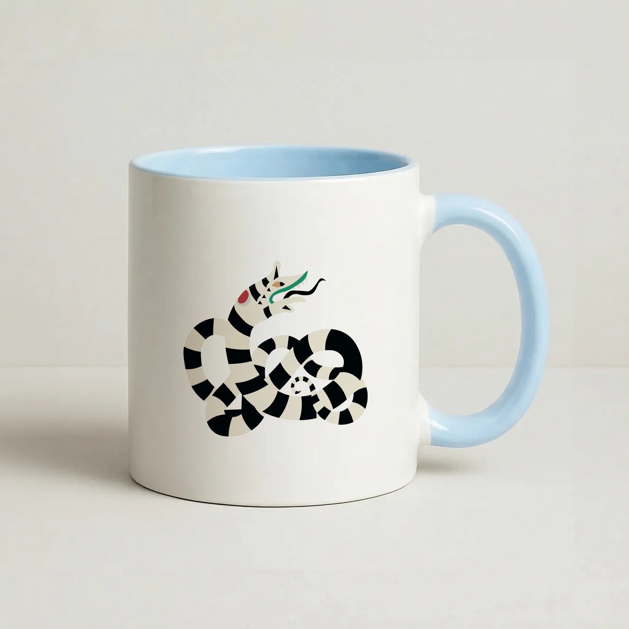 Sandworm - Beetle Halloween Coffee Baby Blue Mug