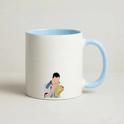 GOAT - Messi Coffee Baby Blue Mug