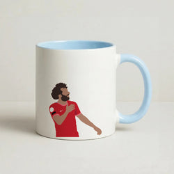 Salah - Football Coffee Baby Blue Mug