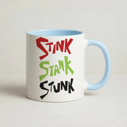 Stink, Stunk Coffee Baby Blue Mug