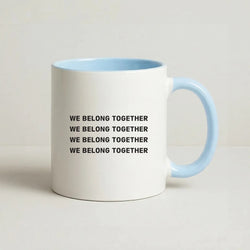 Belong Together Coffee Baby Blue Mug