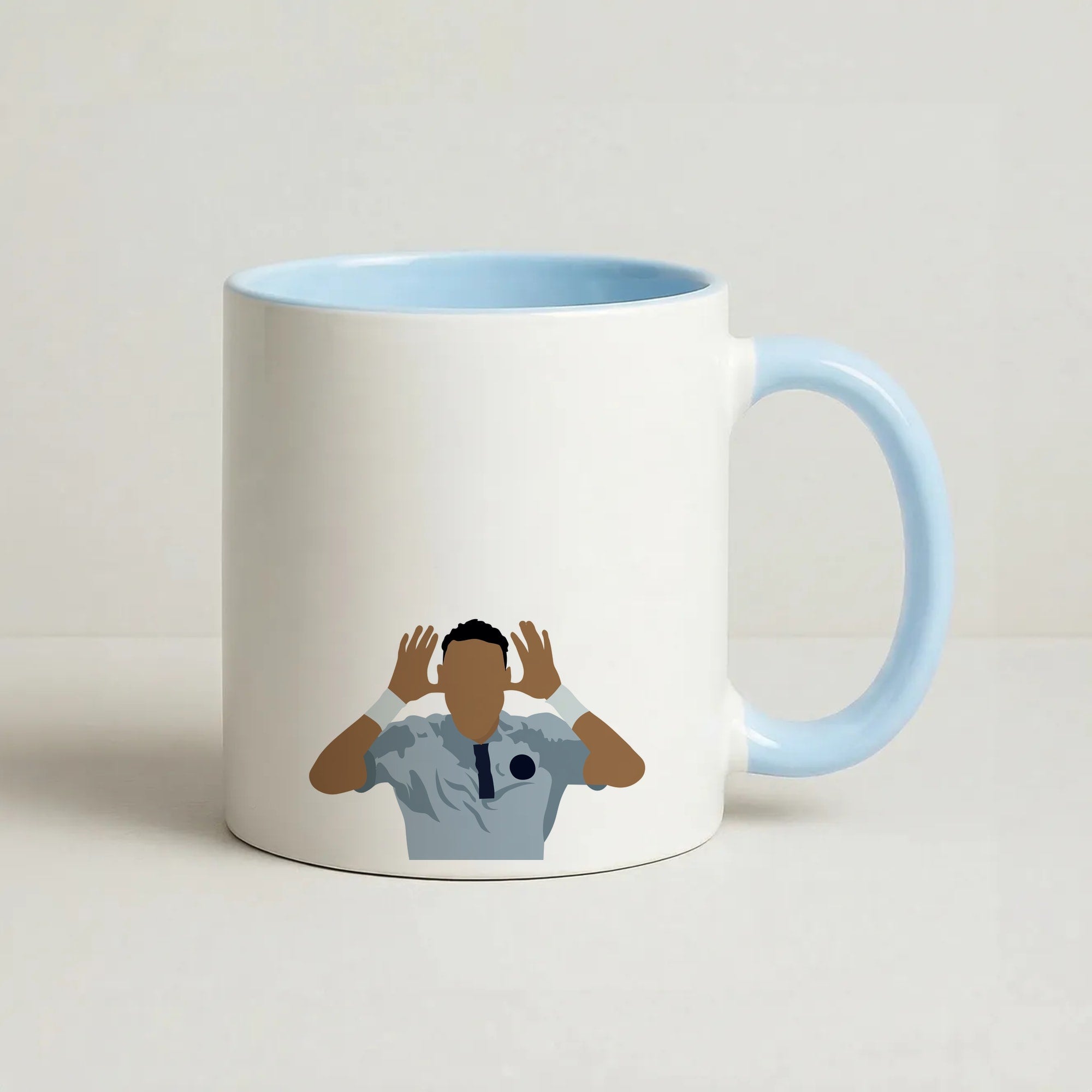 Neymar - Football Coffee Baby Blue Mug