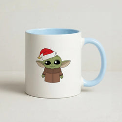 Baby Yoda Coffee Baby Blue Mug