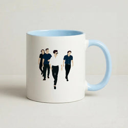Walking Coffee Baby Blue Mug