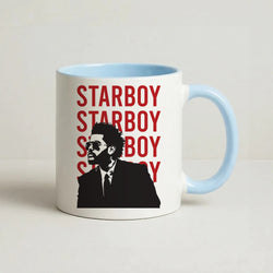 Starboy Singer Coffee Baby Blue Mug
