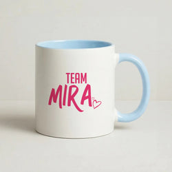 Team Mira Coffee Baby Blue Mug