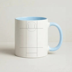 The Pitch - Cricket Coffee Baby Blue Mug