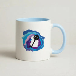 Coraline Key Coffee Baby Blue Mug