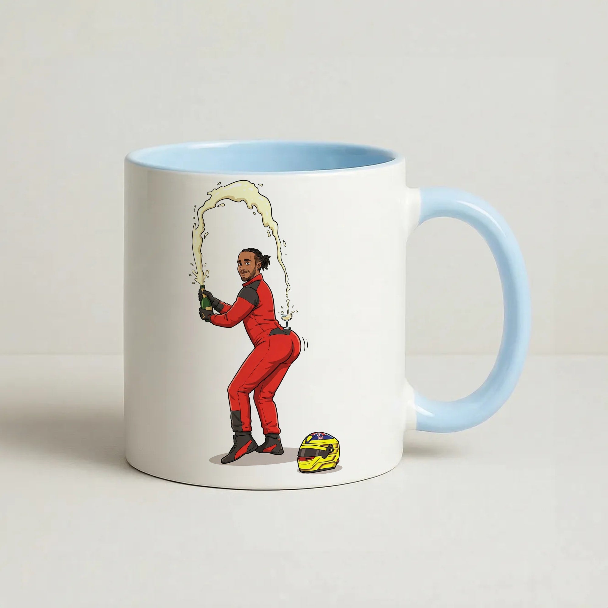 "Brake" The Internet Coffee Baby Blue Mug