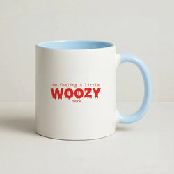 Im Feeling A Little Woozy Here - Halloween Coffee Baby Blue Mug
