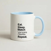 Eat Sleep Watch VPD Repeat Mug 3
