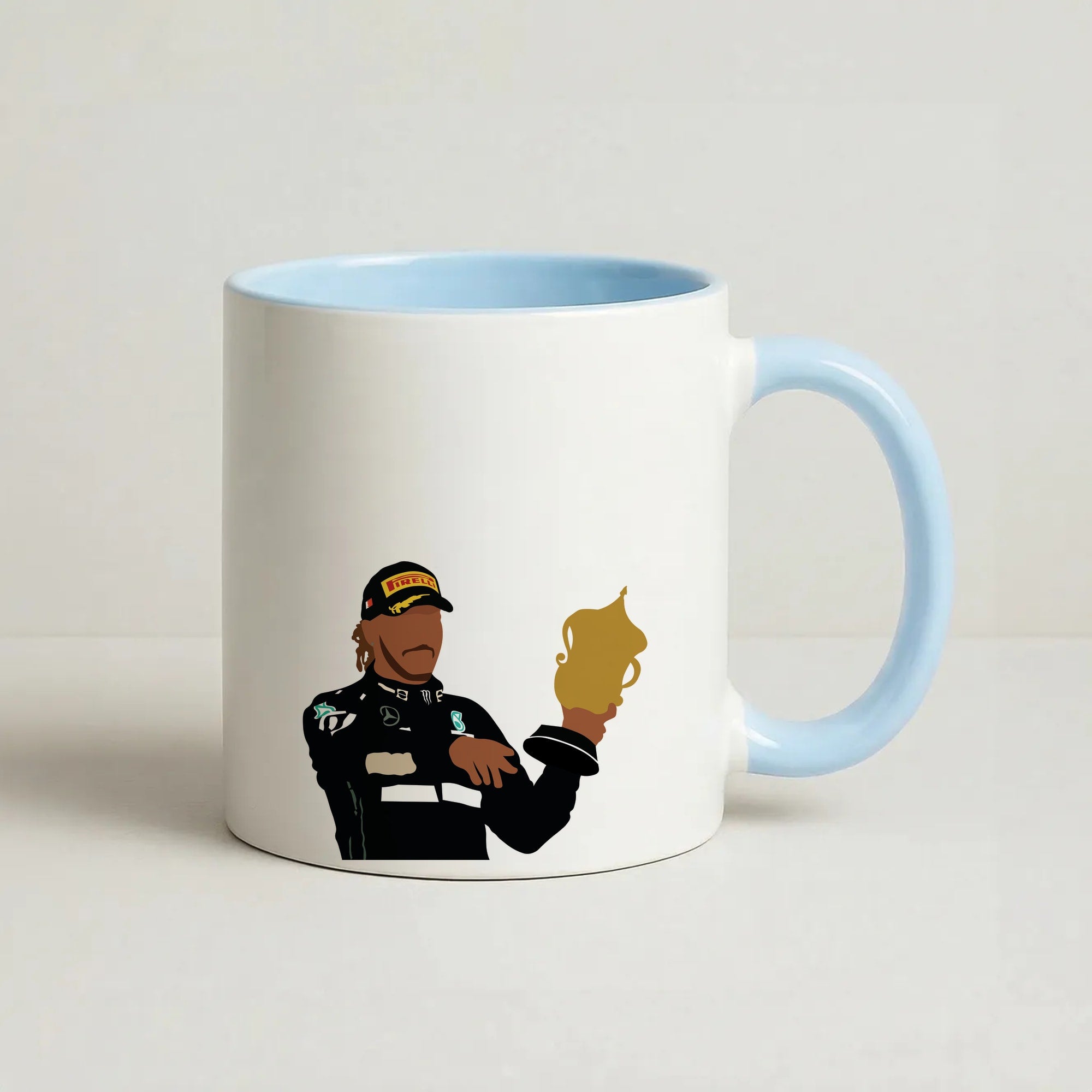 Hamilton - F1 Coffee Baby Blue Mug