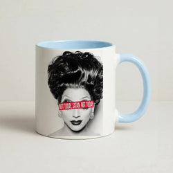 Not Today, Satan. Not Today - Drag Queen's Drag Race Coffee Baby Blue Mug