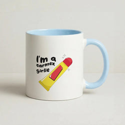 I'm A Carmex Girlie - Chamberlain Coffee Baby Blue Mug