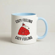 Cozy Feeling Cartoon Beagle Puffer Jacket Mug 3